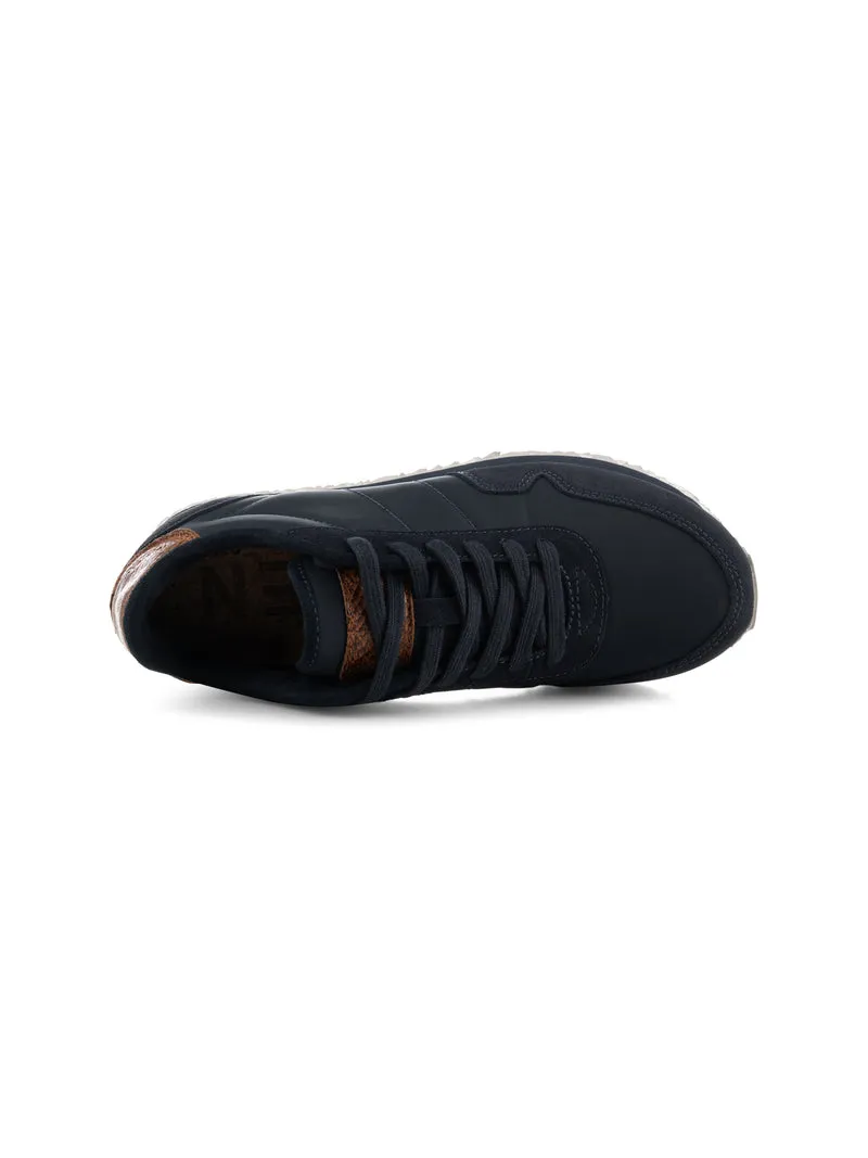 Nora III Leather - Dark Navy
