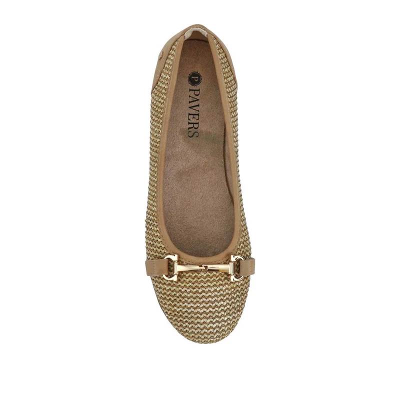 Buckle-Detailed Lightweight Pumps - WBINS41011 / 327 201 - Sand