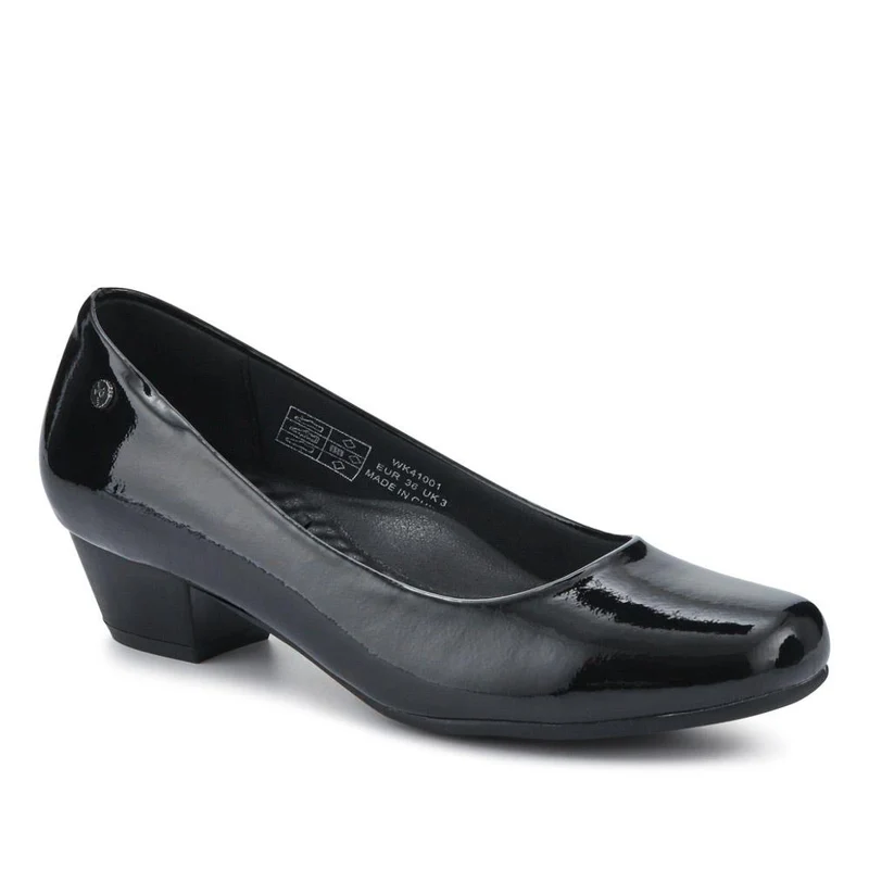Smart Cushioned Court Shoes - WK41001 / 327 136 - Black Patent