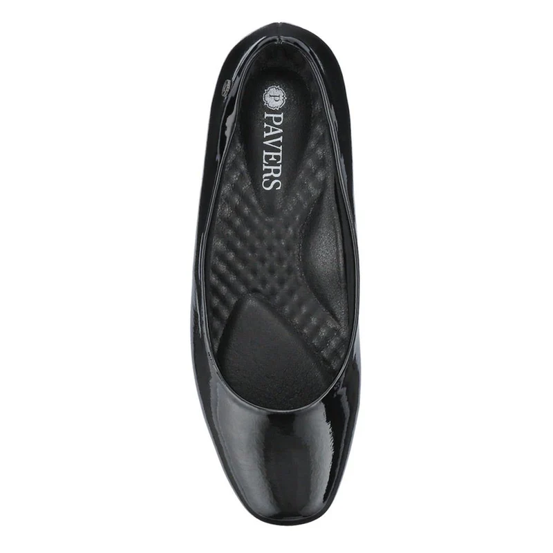Smart Cushioned Court Shoes - WK41001 / 327 136 - Black Patent