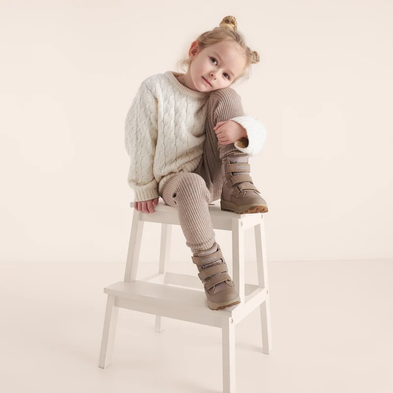 Adrian Boot Pearl - Silver Mink