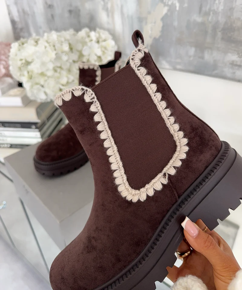 Stiefeletten Mavi Braun