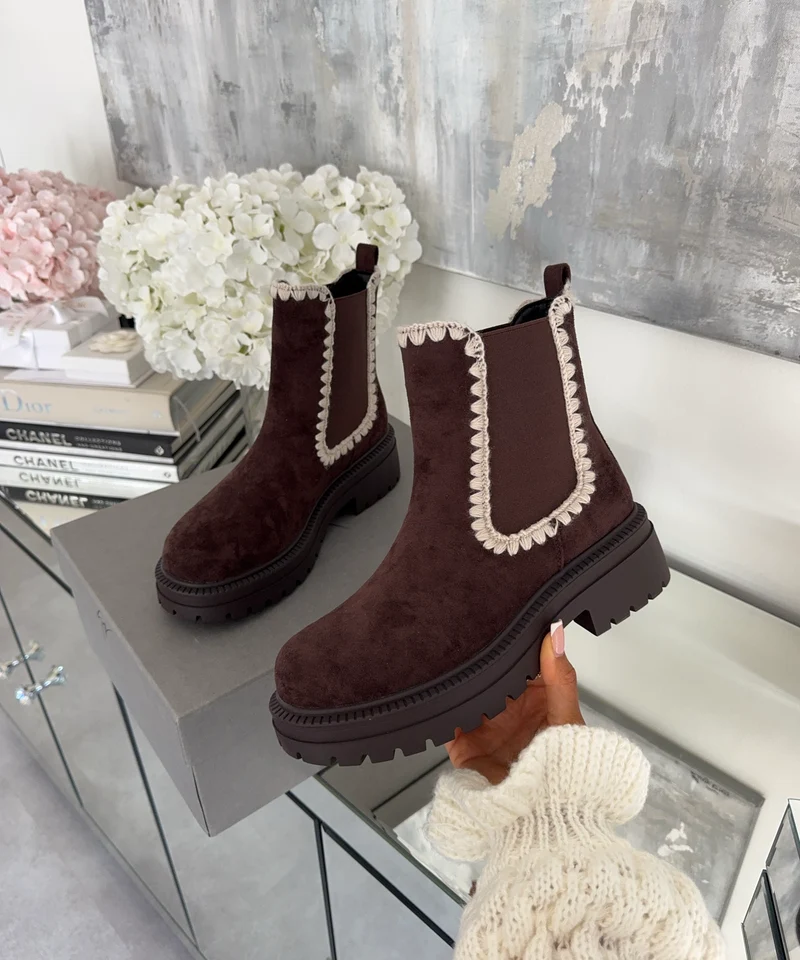 Stiefeletten Mavi Braun