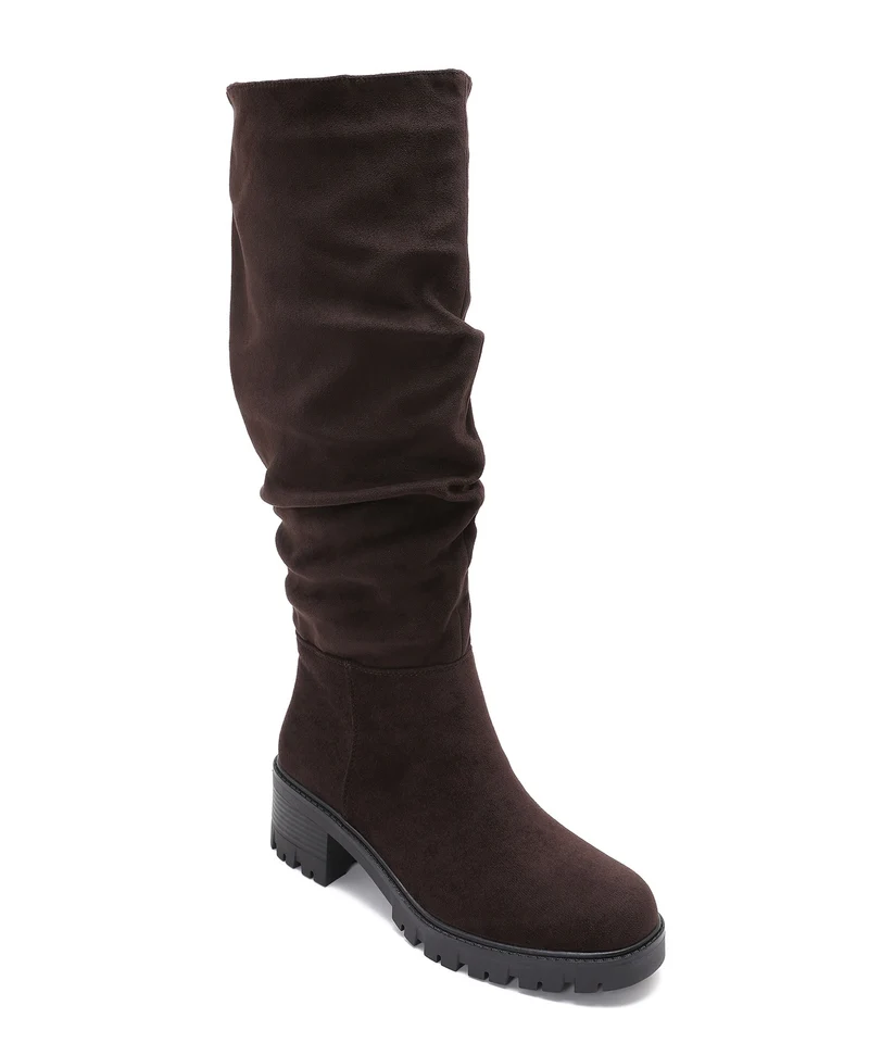 Wildleder Stiefel Fawn Braun