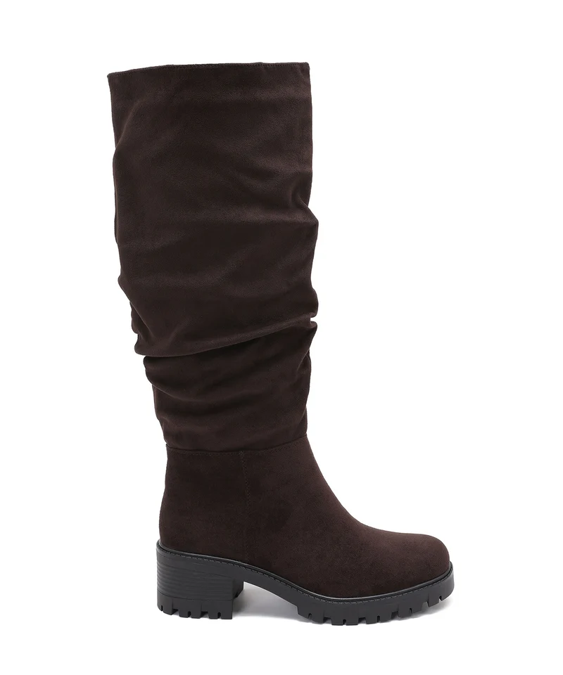Wildleder Stiefel Fawn Braun
