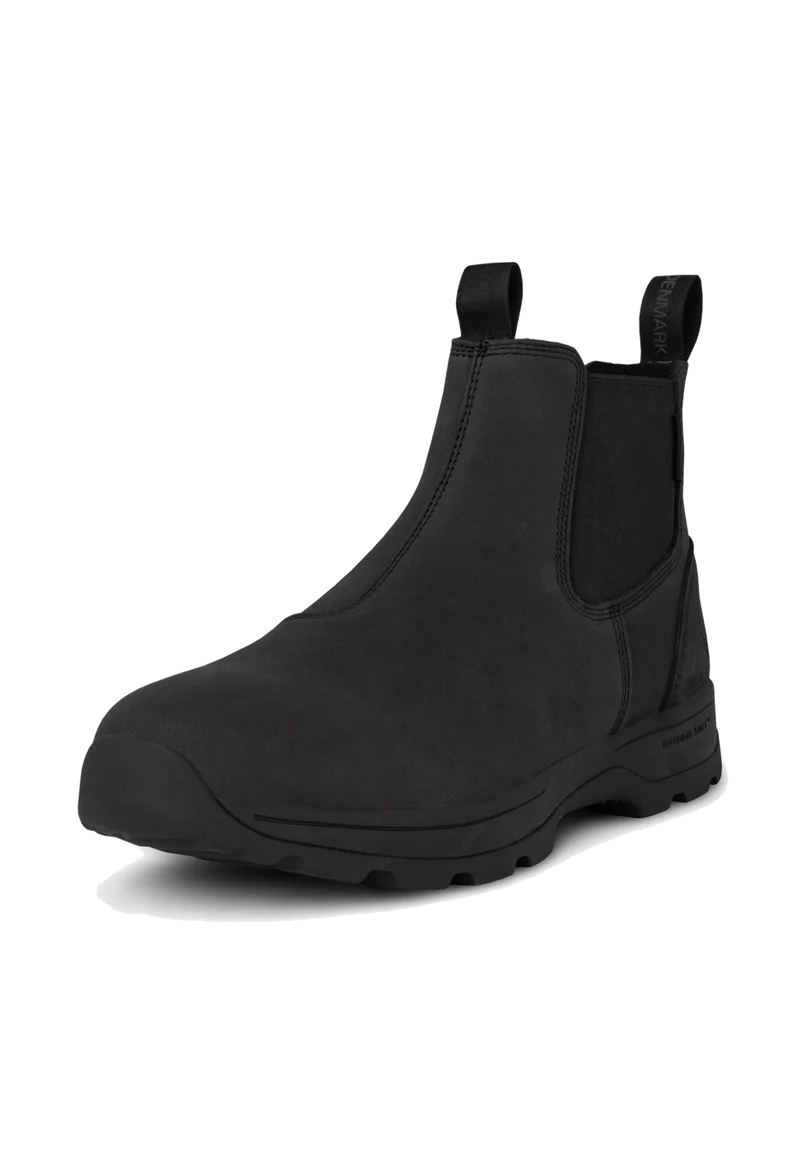 Svend Leather Waterproof - Black