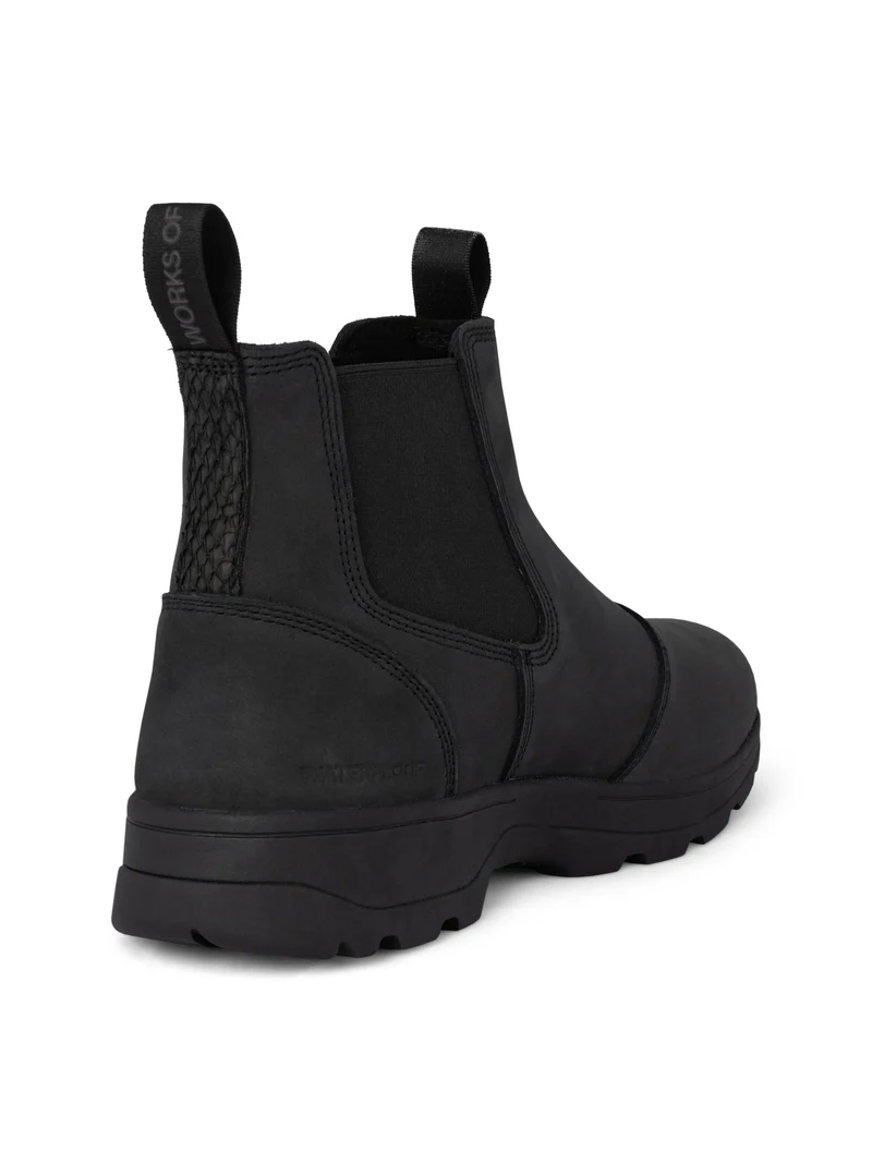 Svend Leather Waterproof - Black