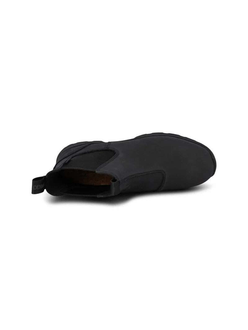 Svend Leather Waterproof - Black