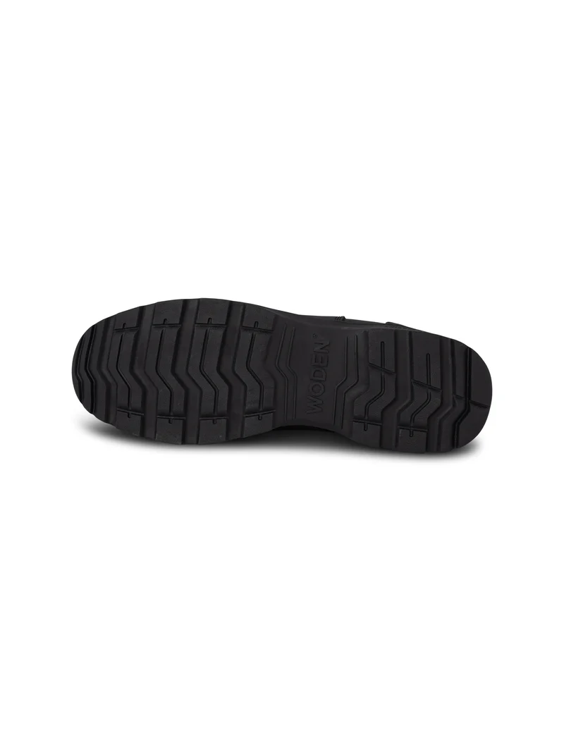 Svend Leather Waterproof - Black