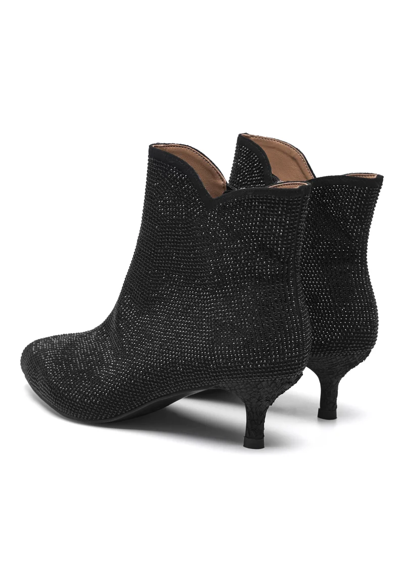 Saga Zip Crystal - Black/Black