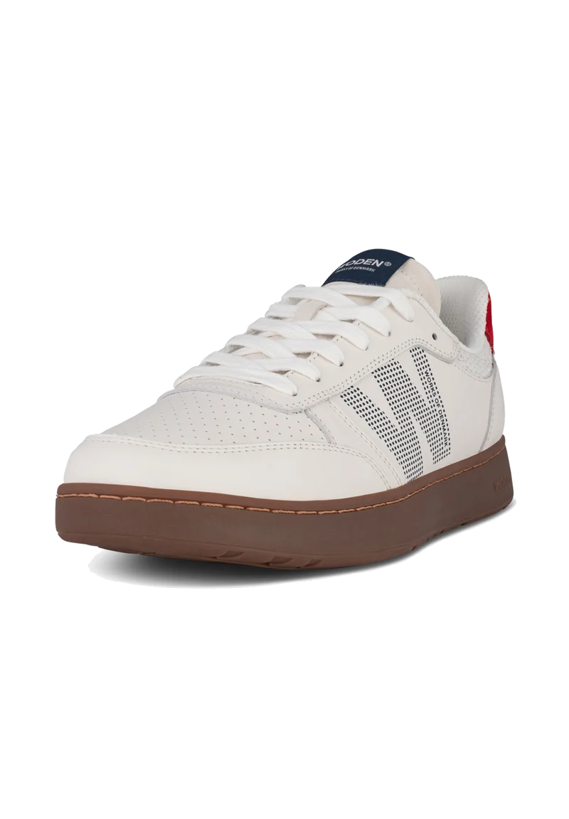 Frode Leather - Fire Red/Navy