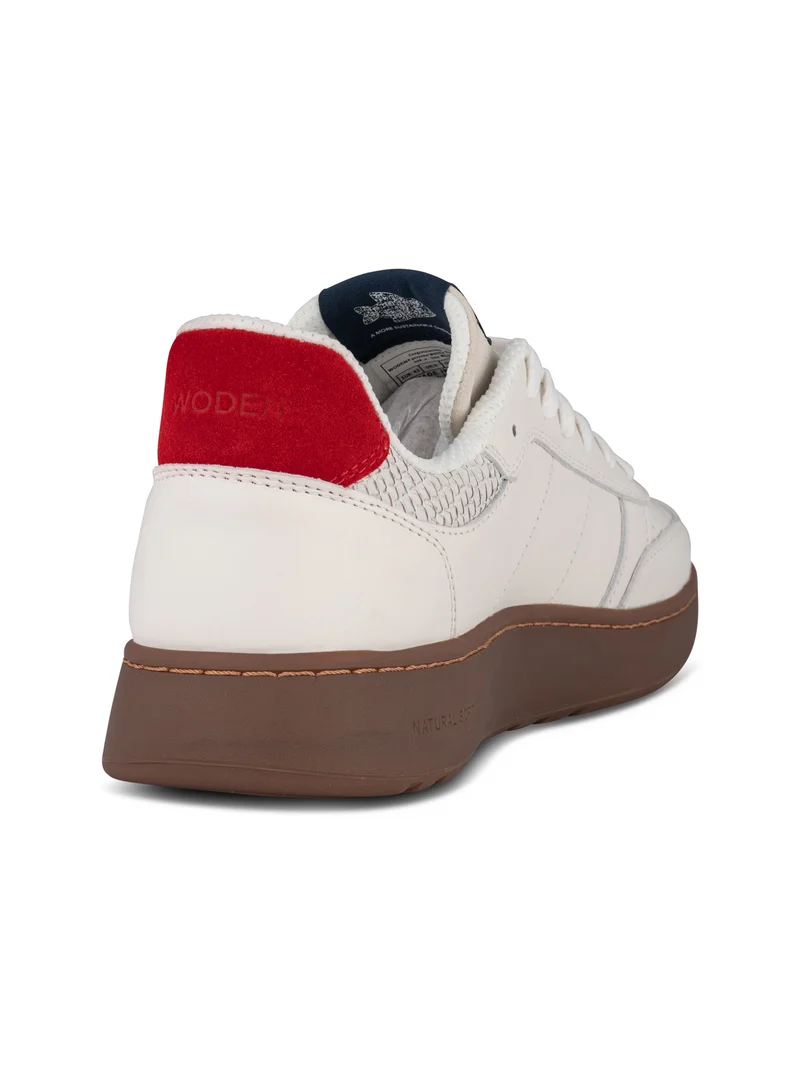 Frode Leather - Fire Red/Navy