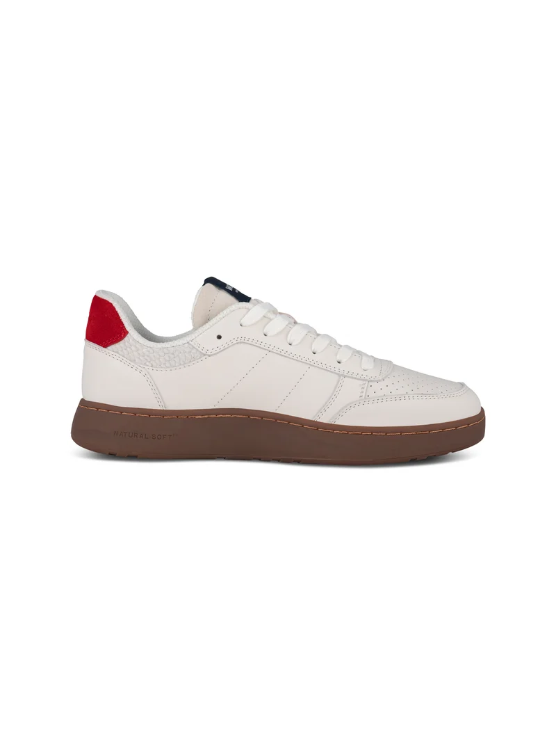 Frode Leather - Fire Red/Navy
