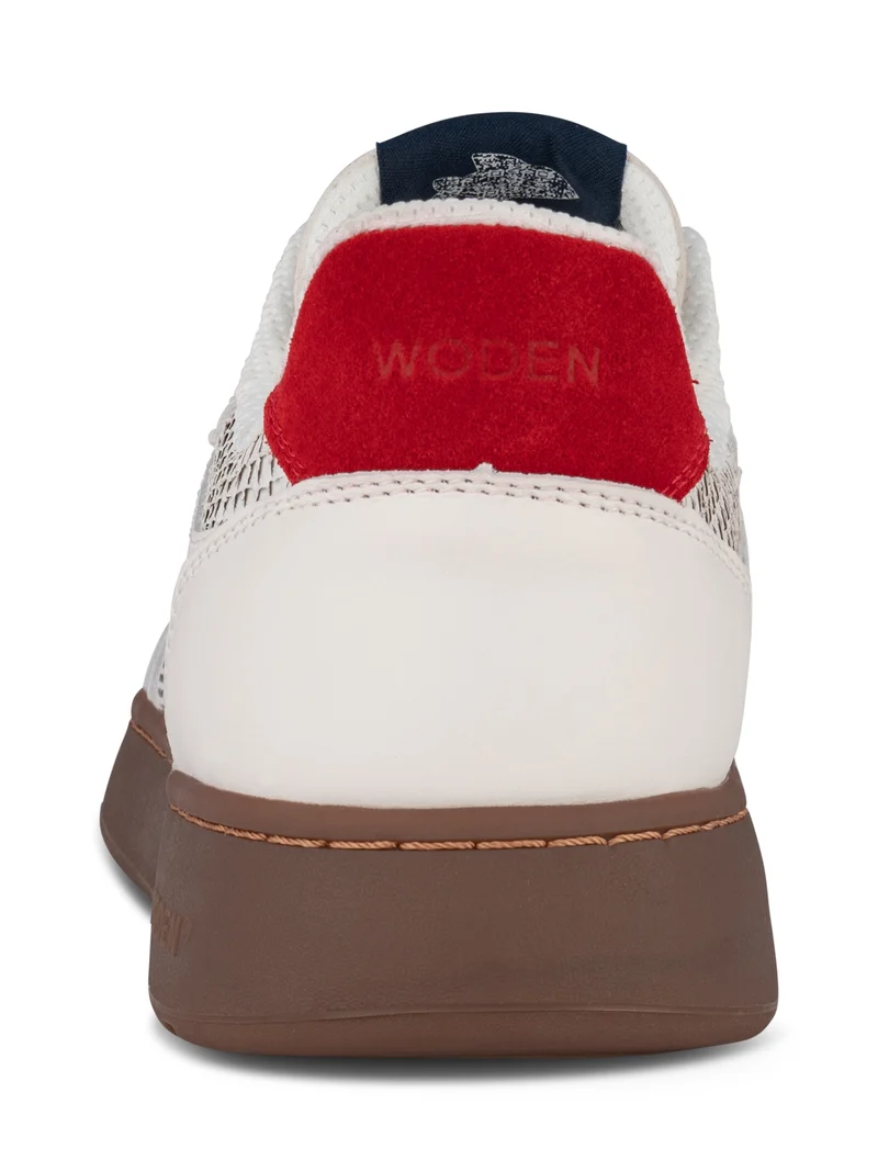 Frode Leather - Fire Red/Navy