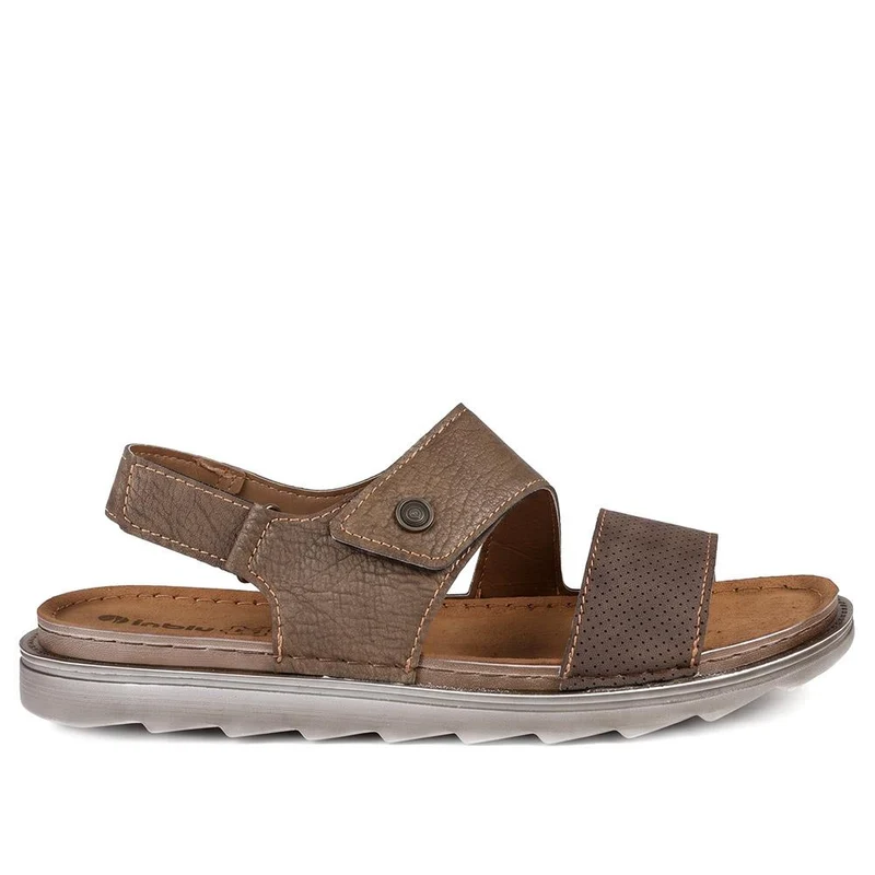 Inblu Dual Adjustable Fasten Sandals - INB45012 / 330 794 - Brown