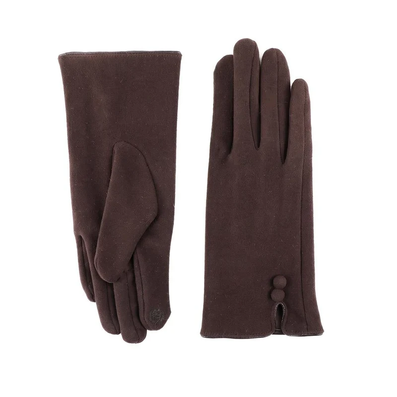 Warm Long Winter Gloves - YIWU44002 / 329 883 - Chocolate