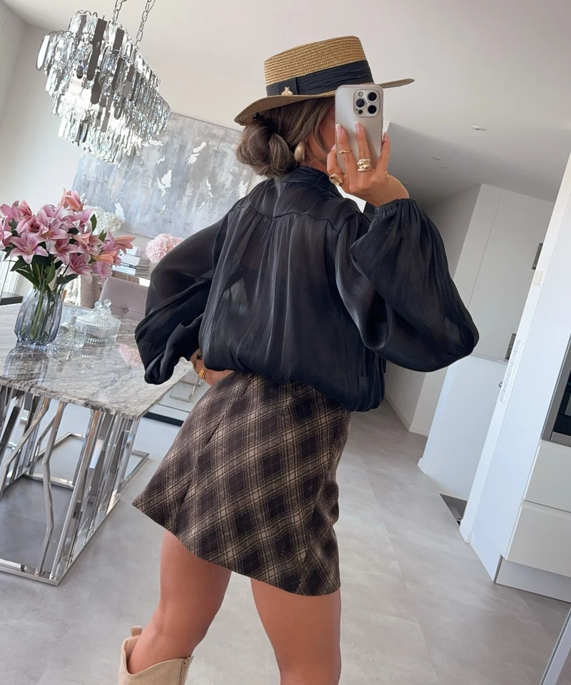 Body Esther Schleife Schwarz