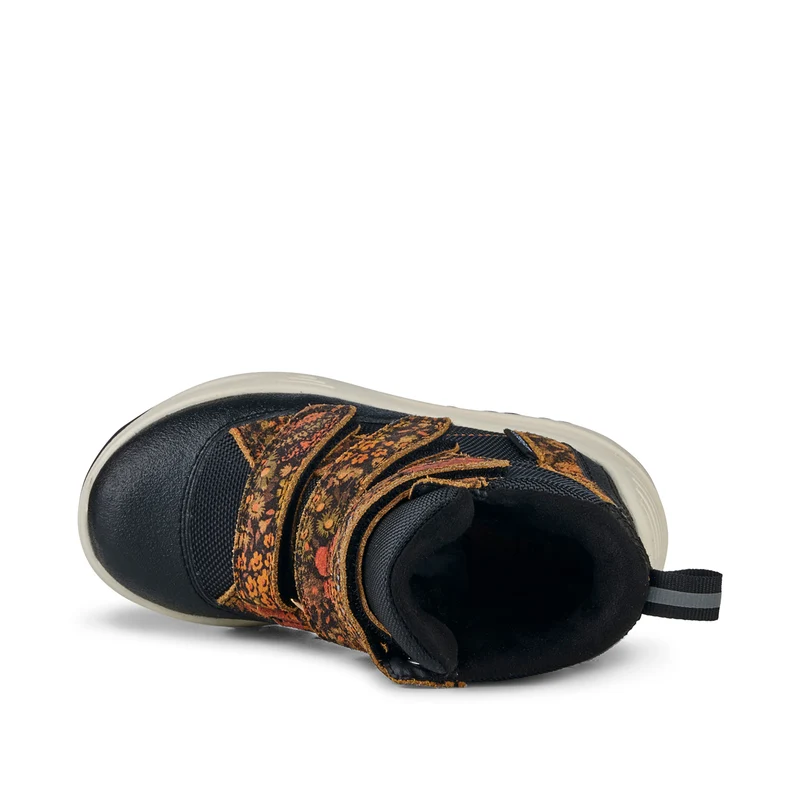 Adrian Boot Print - Black Flower