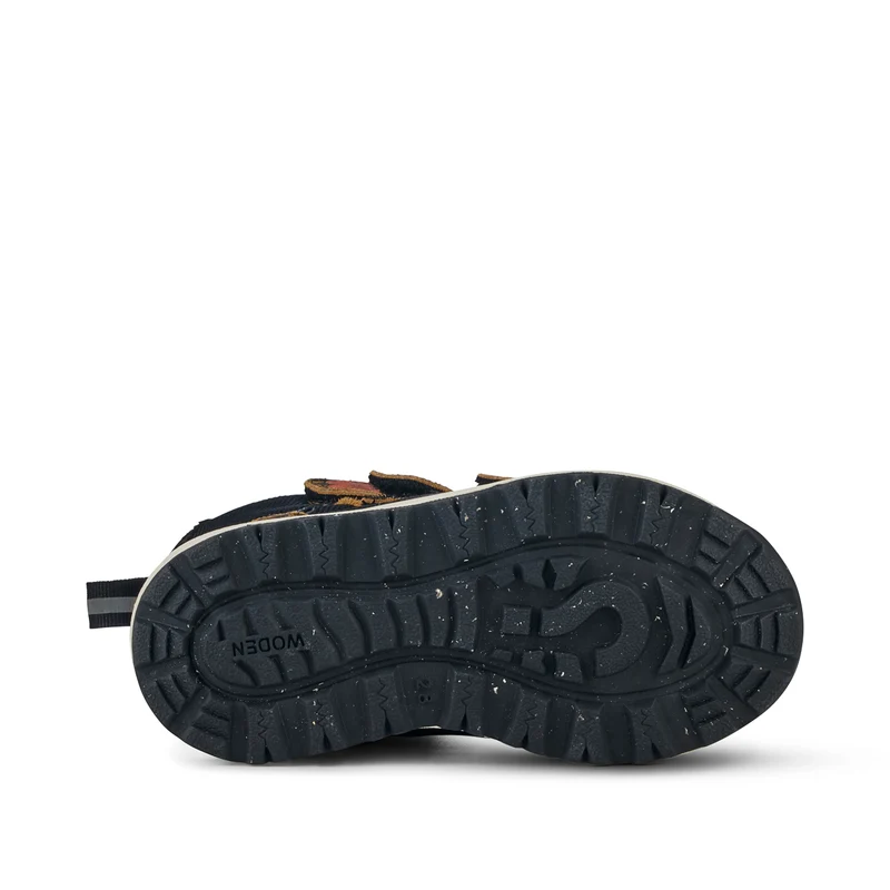 Adrian Boot Print - Black Flower