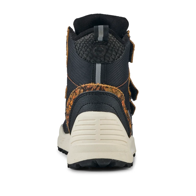 Adrian Boot Print - Black Flower