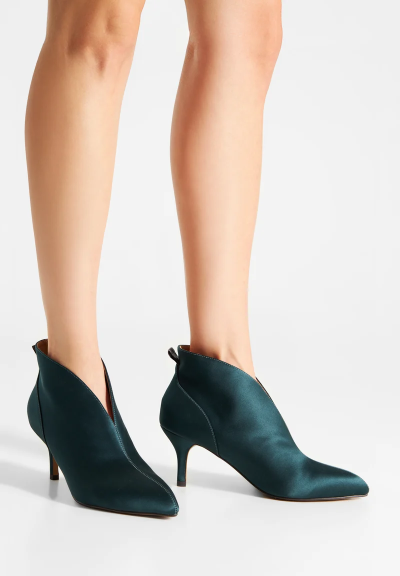 Valentine Low Cut Satin - Dark Forest
