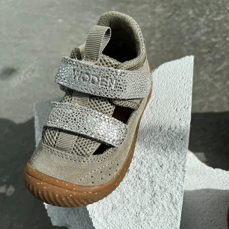 Tristan Sandal Pearl - Silver Mink