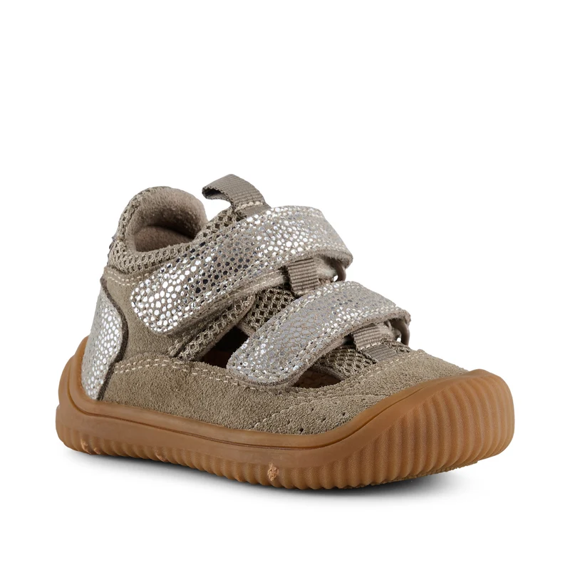 Tristan Sandal Pearl - Silver Mink