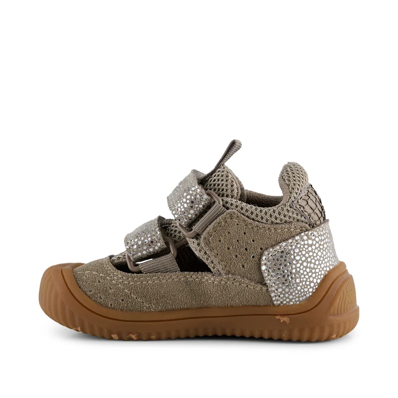 Tristan Sandal Pearl - Silver Mink