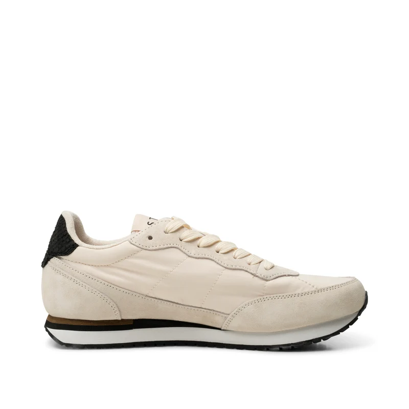 Jansen retro sneaker textile - Off White