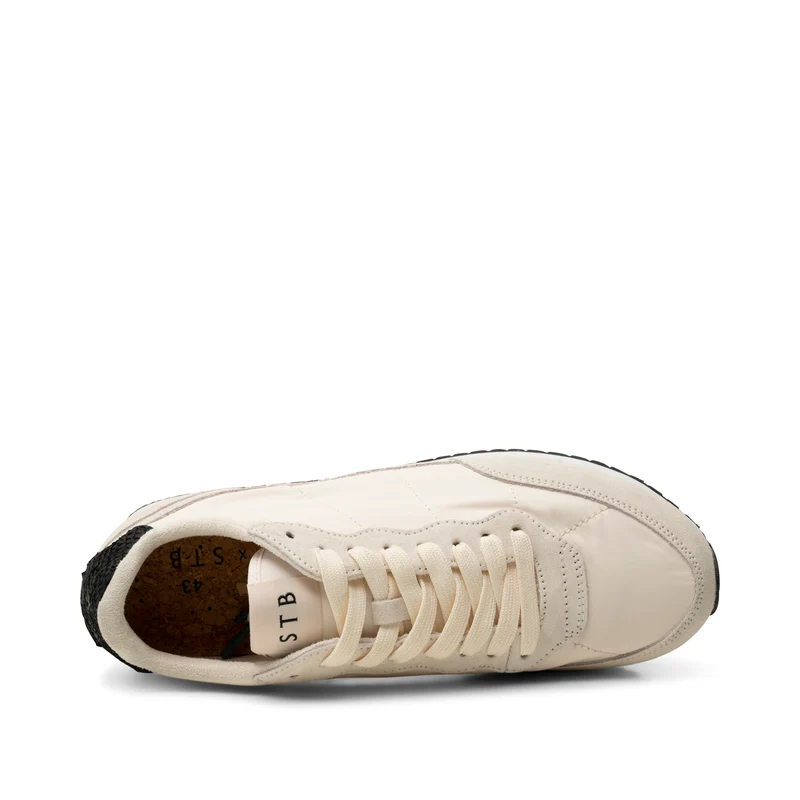 Jansen retro sneaker textile - Off White
