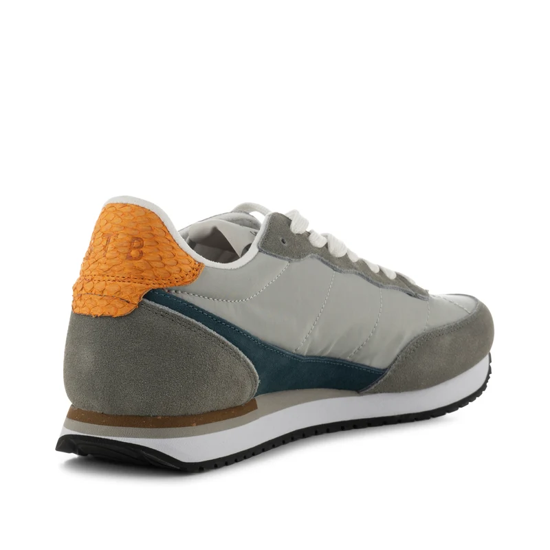 Jansen retro sneaker textile - Grey