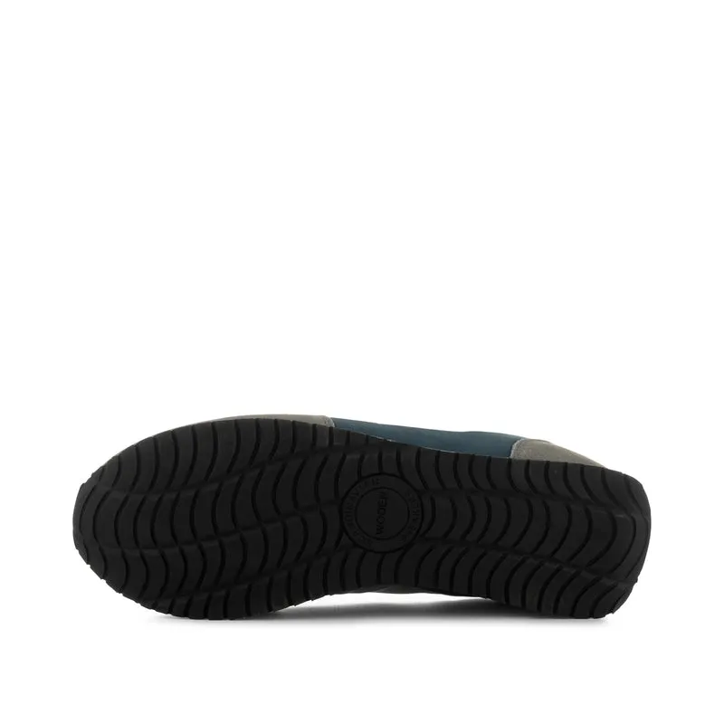 Jansen retro sneaker textile - Grey