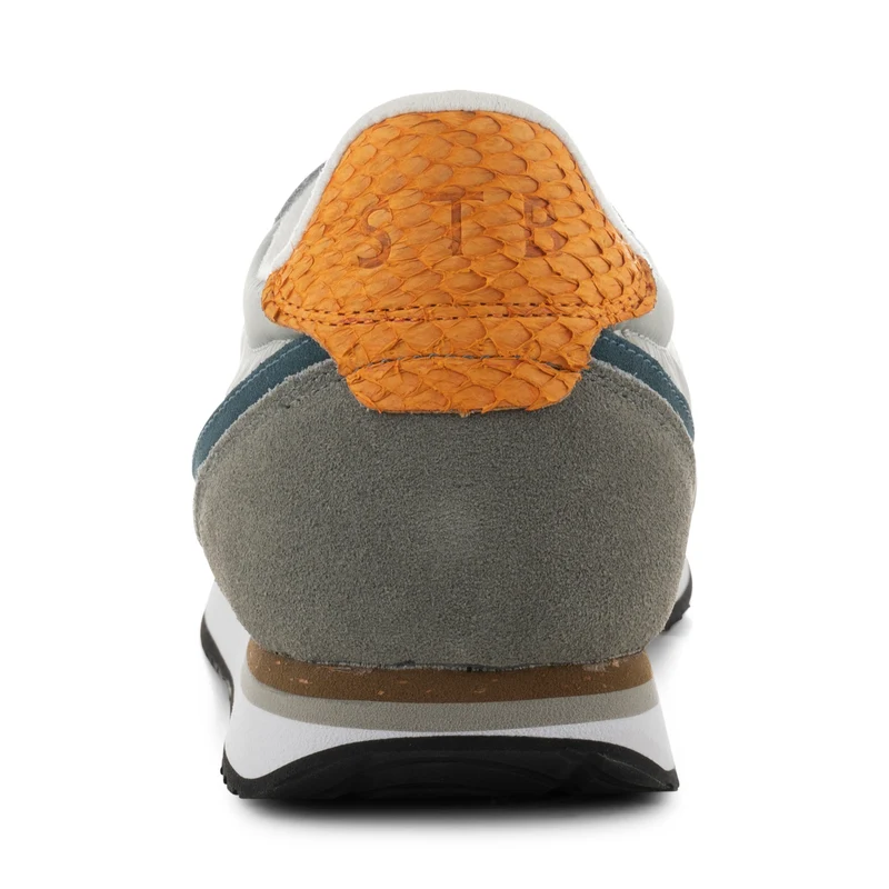 Jansen retro sneaker textile - Grey
