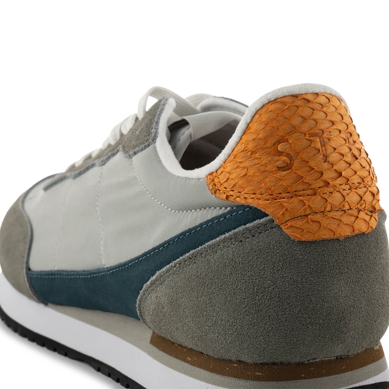 Jansen retro sneaker textile - Grey