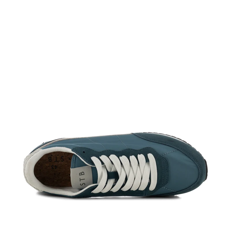 Jansen retro sneaker textile - Navy