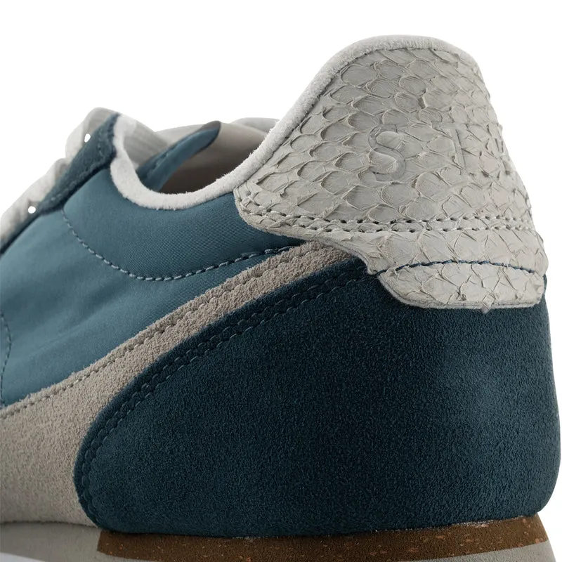 Jansen retro sneaker textile - Navy