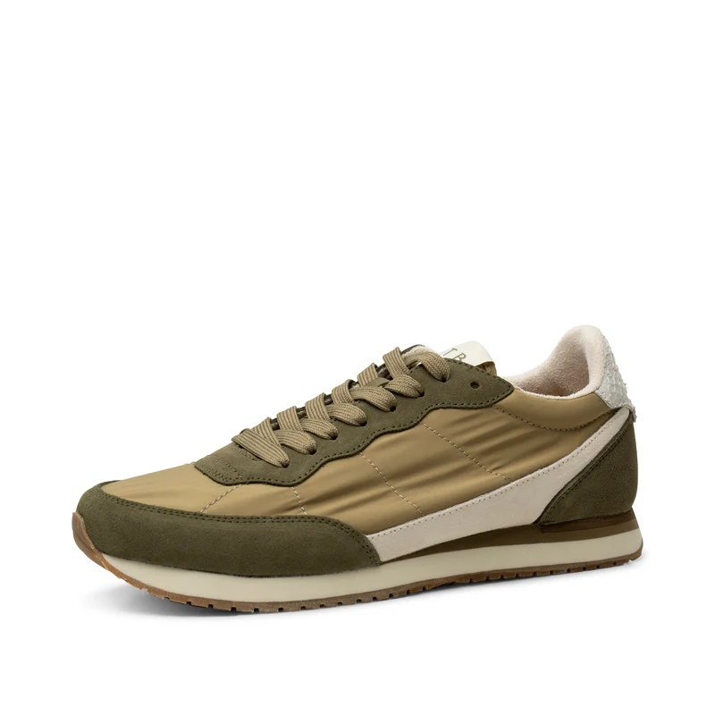 Jansen retro sneaker textile - Khaki