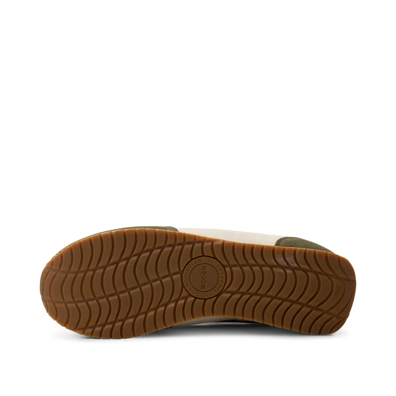 Jansen retro sneaker textile - Khaki