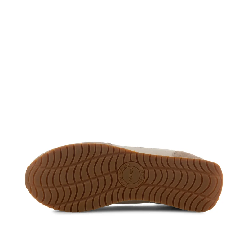 Jansen retro sneaker textile - Taupe