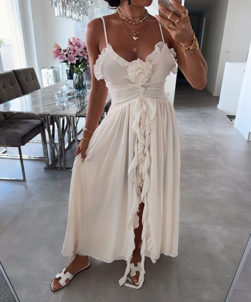Kleid Rosia Beige