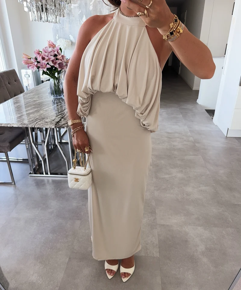 Maxi Kleid Ilenia Beige