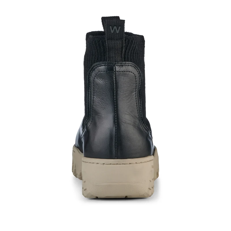 Lucy Track Leather - Black