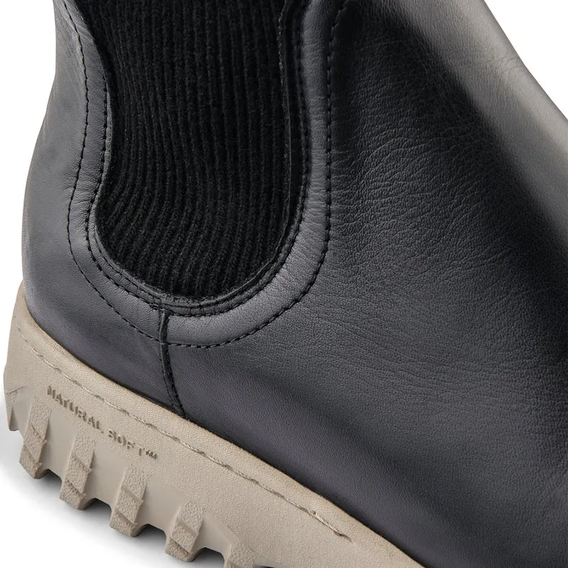 Lucy Track Leather - Black