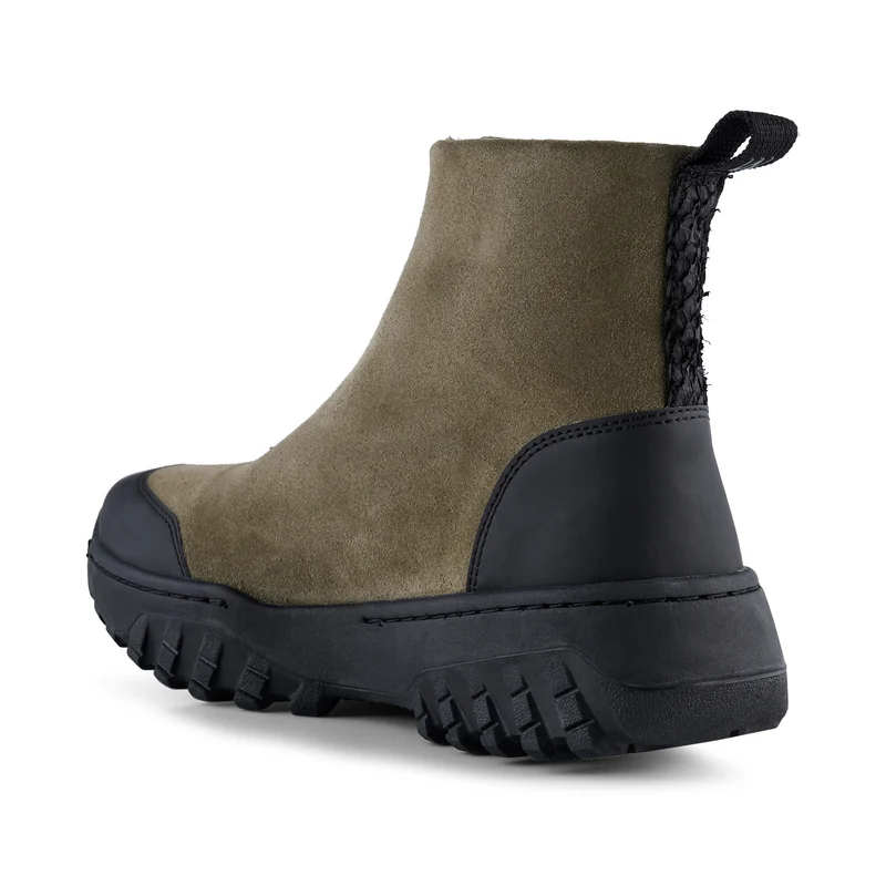 Hazel Suede - Dark Olive