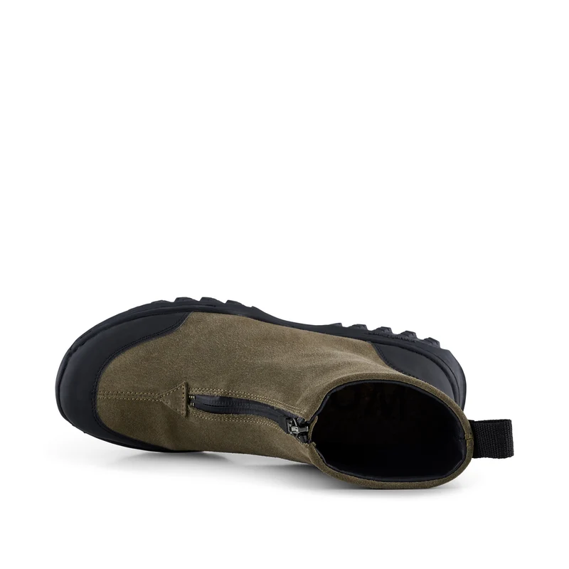 Hazel Suede - Dark Olive