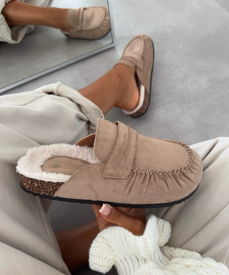 Fell Mules Leni Beige