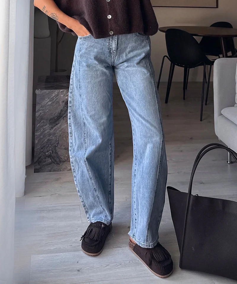Barrel Jeans Cleonita Hellblau