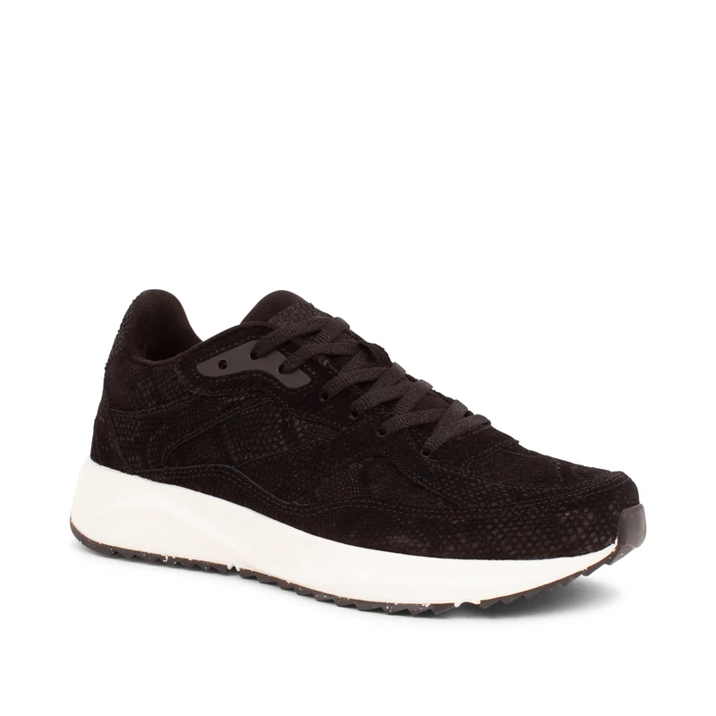 Sophie Snake Suede II - Black