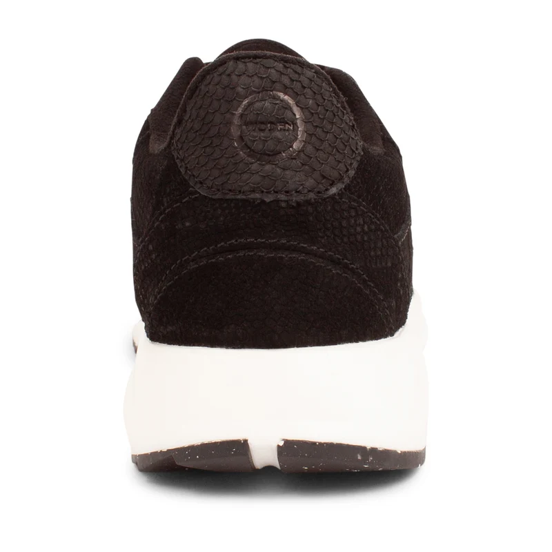 Sophie Snake Suede II - Black