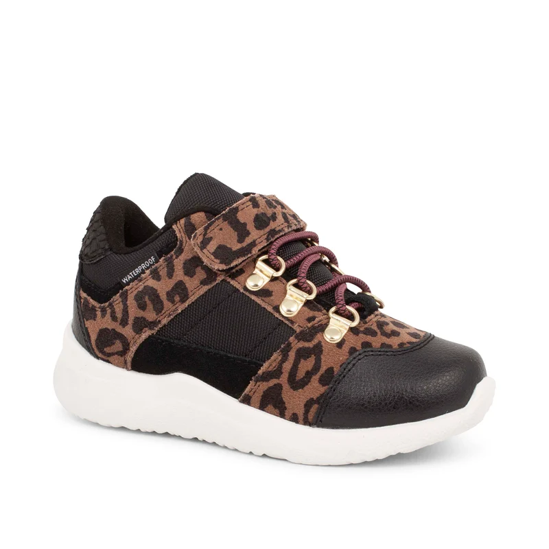 Ellis Waterproof Sneak - Brown Leo